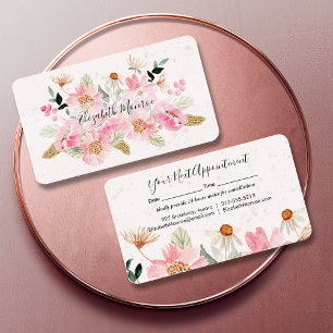 Garden Flowers Stylist Tidsbeställning Kort