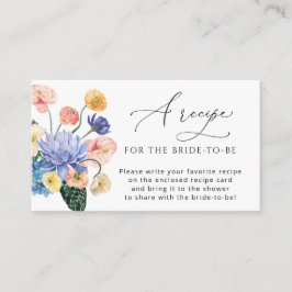 Garden Flowers, ta en recept Tilläggskort