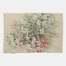 Garden Flowers Tea Towels Microfiber Towers