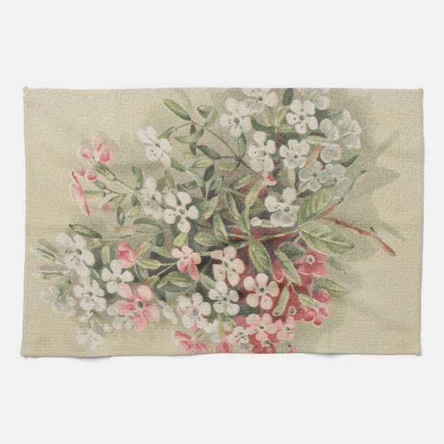 Garden Flowers Tea Towels Microfiber Towers Kökshandduk (Horisontell)