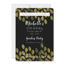 Garden Födelsedagsfest Watercolor Underbar Grönt I