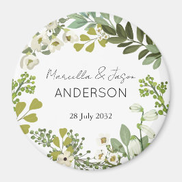 Garden Foliage Greenery Wandey Bröllopsfest Magnet