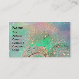 GARDEN FÖR BORTTAPPADEN SHADOWS BUTTERFLY MONOGRAM VISITKORT