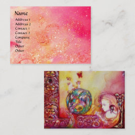 GARDEN FÖR BORTTAPPADEN SHADOWS - FAIRY AND BUTTER VISITKORT