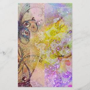 GARDEN FÖR BORTTAPPADEN SHADOWS, MAGIC BUTTERFLY P BREVPAPPER