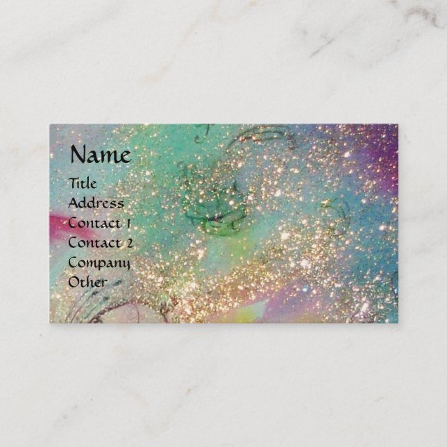 GARDEN FÖR BORTTAPPADEN SHADOWS - MAGIC BUTTERFLY  VISITKORT (Framsida)