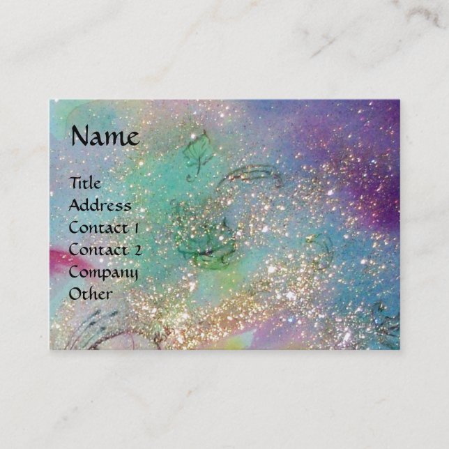 GARDEN FÖR BORTTAPPADEN SHADOWS, SNAKES OCH MAGIC  VISITKORT (Framsida)