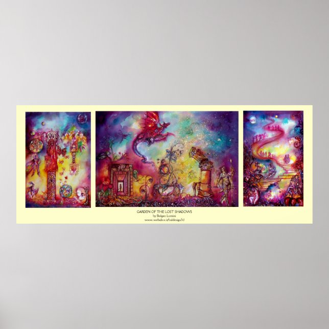 GARDEN FÖR BORTTAPPADENS SKADOWS POSTER (Framsidan)