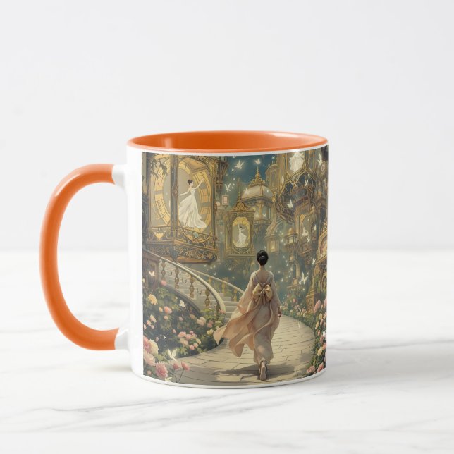 Garden för Fantasy Cute Music Box Mugg (Vänster)