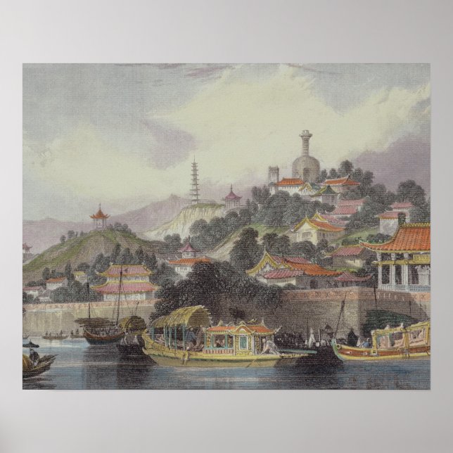 Garden från Imperialpalatset, Peking, från "China Poster (Framsidan)
