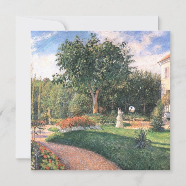 Garden från Les Mathurins Camille Pissarro (Framsida)