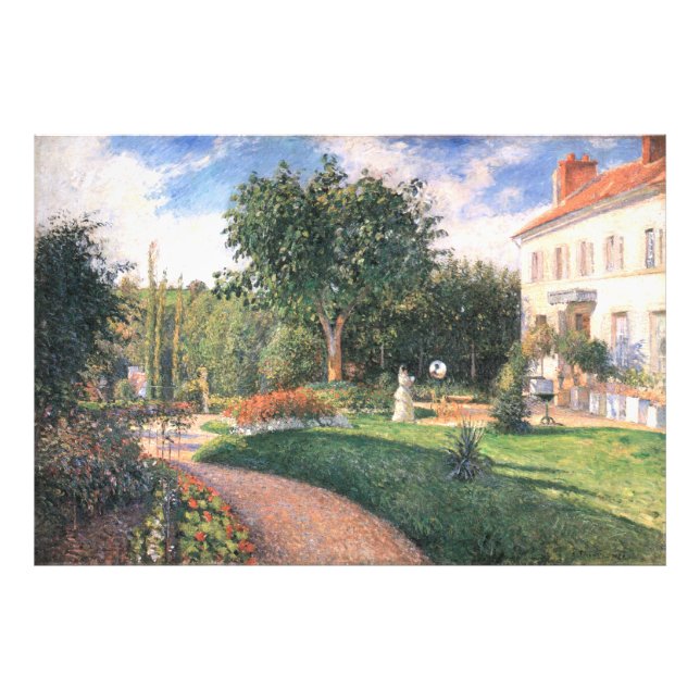 Garden från Les Mathurins Camille Pissarro Fototryck (Framsidan)