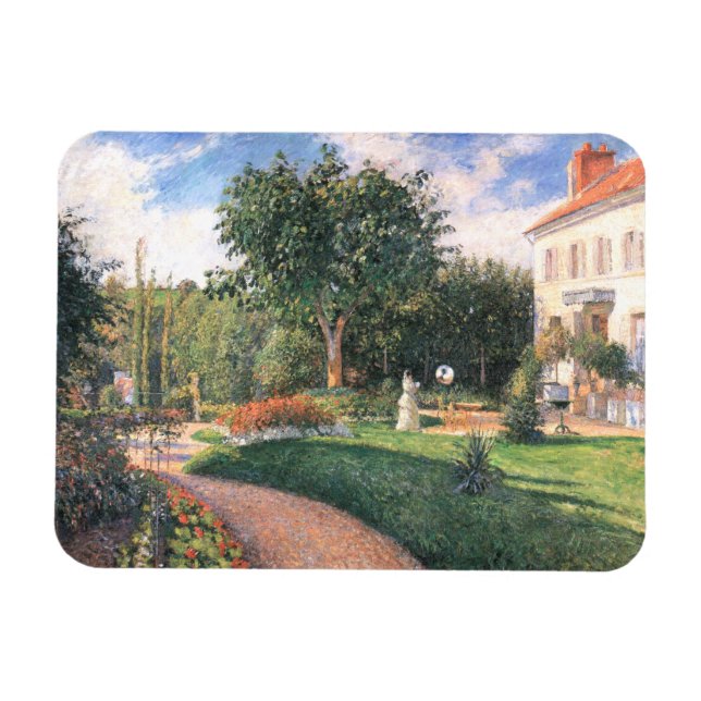Garden från Les Mathurins Camille Pissarro Magnet (Horisontell)