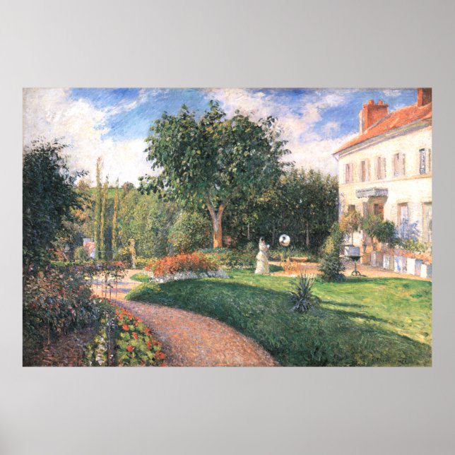 Garden från Les Mathurins Camille Pissarro Poster (Framsidan)
