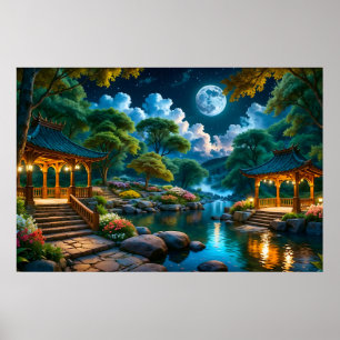 Garden från Quiet Nght Poster