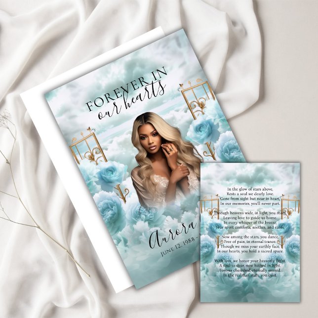 Garden från Ro - LIA004-minneskort och Dikt Inbjudningar (Skapare uppladdad)