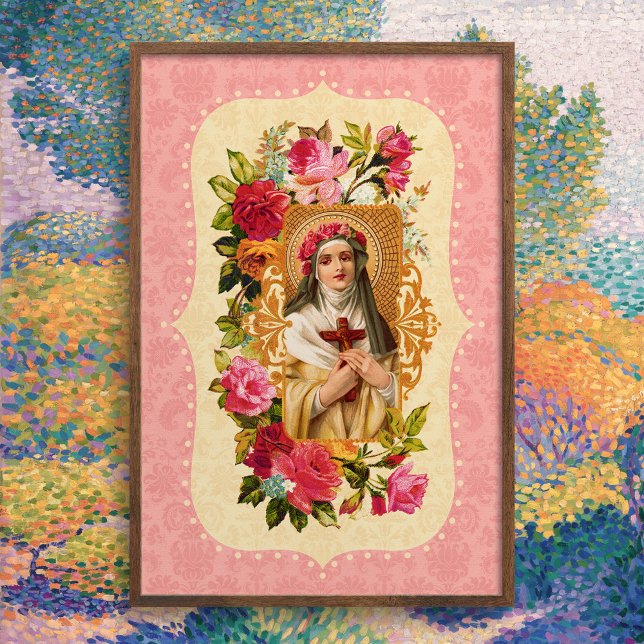 Garden från Saint Ro Poster i Rosa (Skapare uppladdad)
