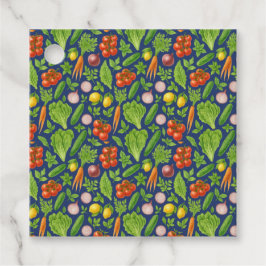 Garden-Fresh Deep Navy Gåvor Etiketter