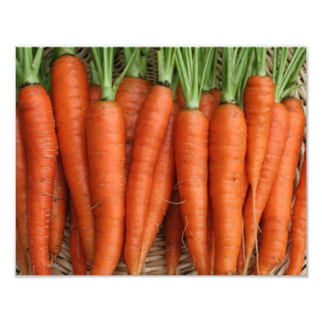 Garden Fresh Heirloom Carrots Fototryck (Framsidan)