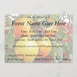Garden Fresh Heirloom Tomates Inbjudningar