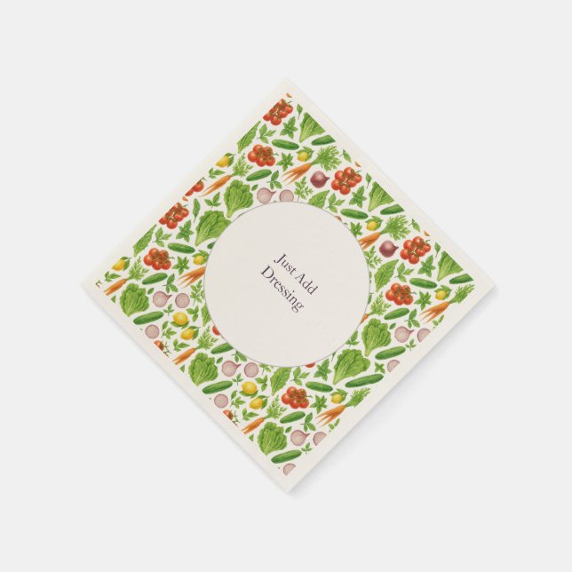 Garden-Fresh Summer Pink  Pappersservett (Hörn)