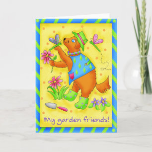 Garden Friends Card Kort