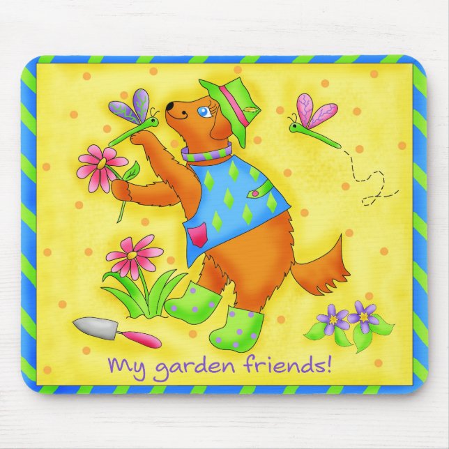 Garden Friends Mousepad Musmatta (Framsidan)