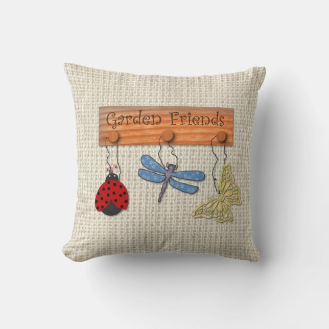Garden Friends Pillow Kudde (Framsida)