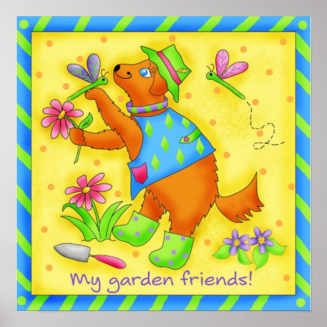Garden Friends Poster (Framsidan)