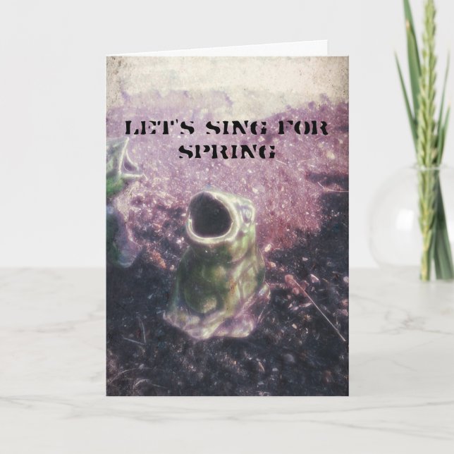 Garden Frog Kort (Framsida)