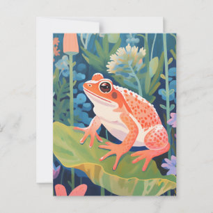 Garden Frog Vykort
