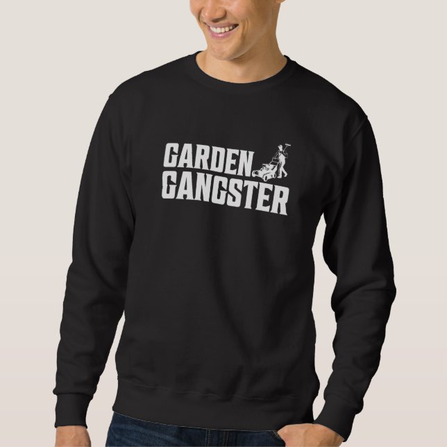 Garden Gangster Chef Garden Chef Hobbygärtner Lång Ärmad Tröja (Framsida)