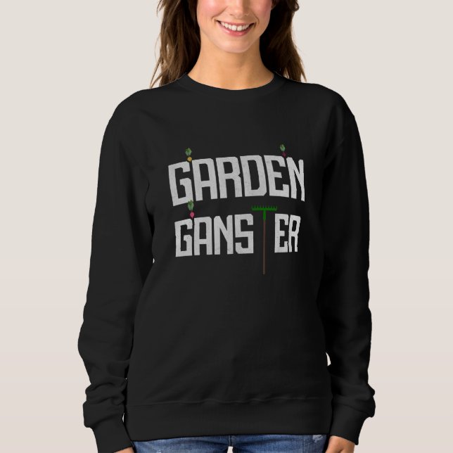 Garden Gangster Hobby Gardener T Shirt (Framsida)