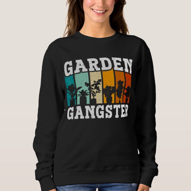 GARDEN GANGSTER I Plants Gardener  T Shirt (Framsida)