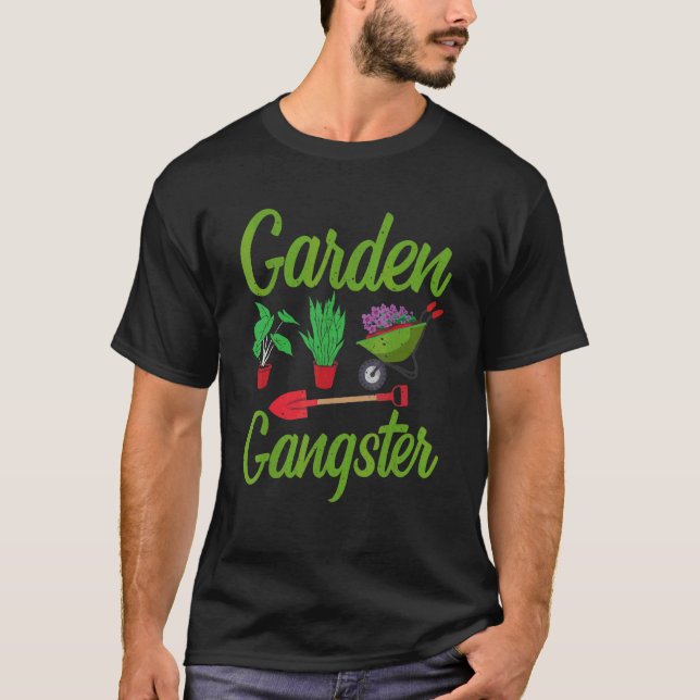 Garden Gangster T Shirt (Framsida)