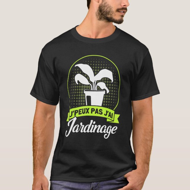 Garden Gardener Alloter-trädgårdsodling Vintage ja T Shirt (Framsida)