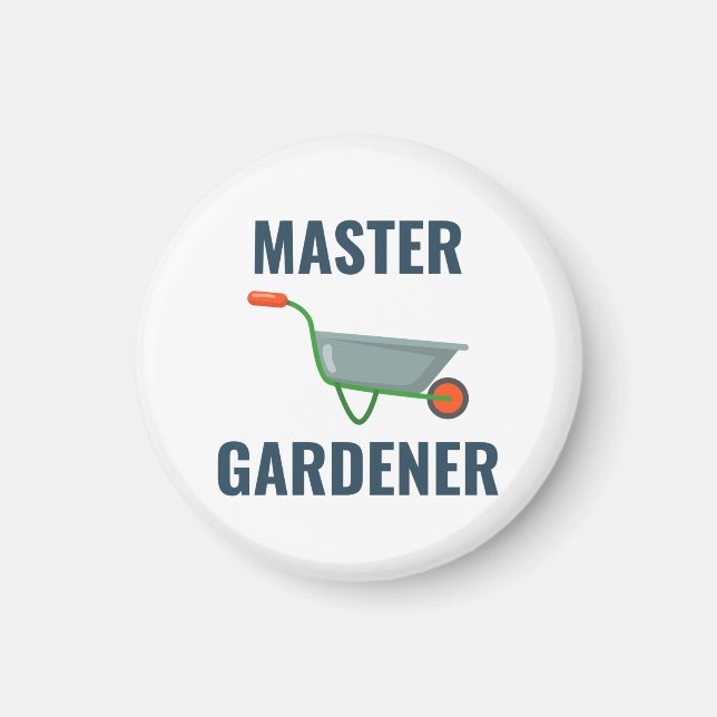  Garden Gardener Funny Sayed Gift Magnet (Framsidan)