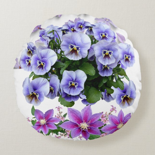 Garden Gathering Rund Kudde (Framsidan)