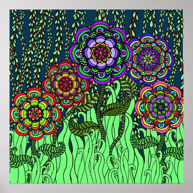 Garden Glow-Poster Poster (Framsidan)