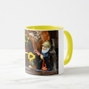 Garden gnome Fireman Mugg