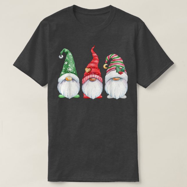 Garden Gnome för Helgdagar Julgräddarna Julafton F T Shirt (Design framsida)