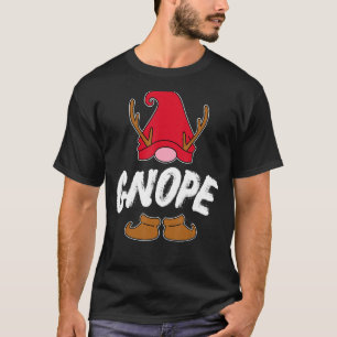 Garden Gnome Gnope Tomte Scandinavian Sverige Nope T Shirt
