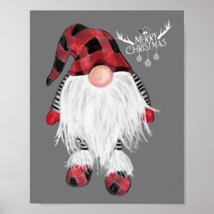 Garden Gnome God jul Red Buffalo Play Paj Poster