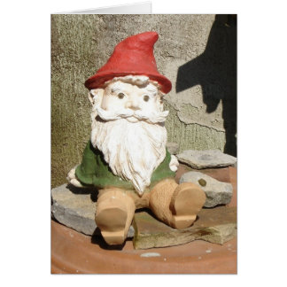 Garden Gnome Hälsningskort