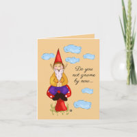 Garden Gnome I Kärlek, ditt kort