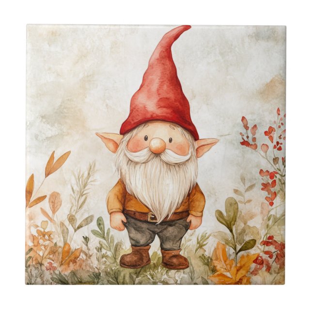 Garden Gnome Kakelplatta (Framsidan)