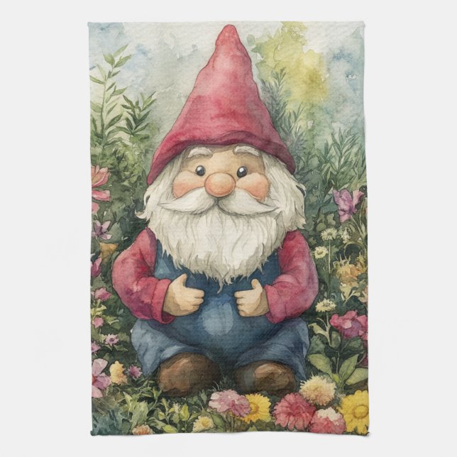Garden Gnome Kökshandduk (Vertikal)
