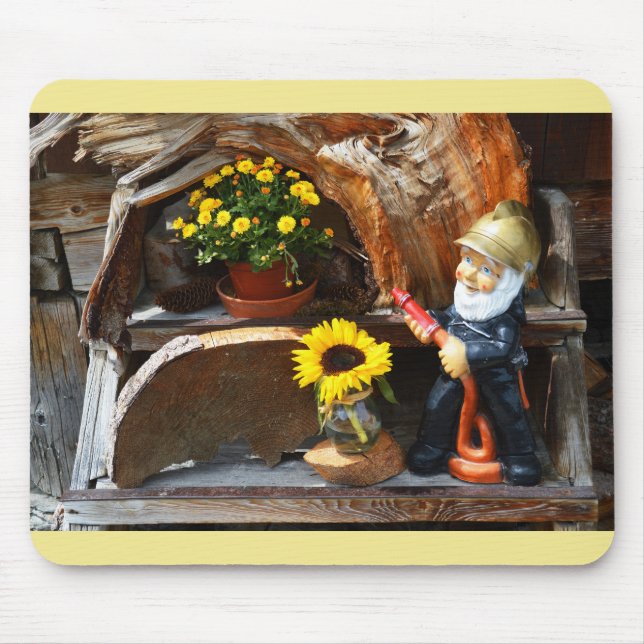Garden gnome musmatta (Framsidan)
