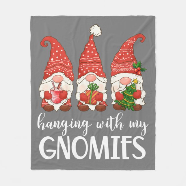 Garden Gnome Pajamas Christmas - Hanging With My Fleecefilt (Framsidan)