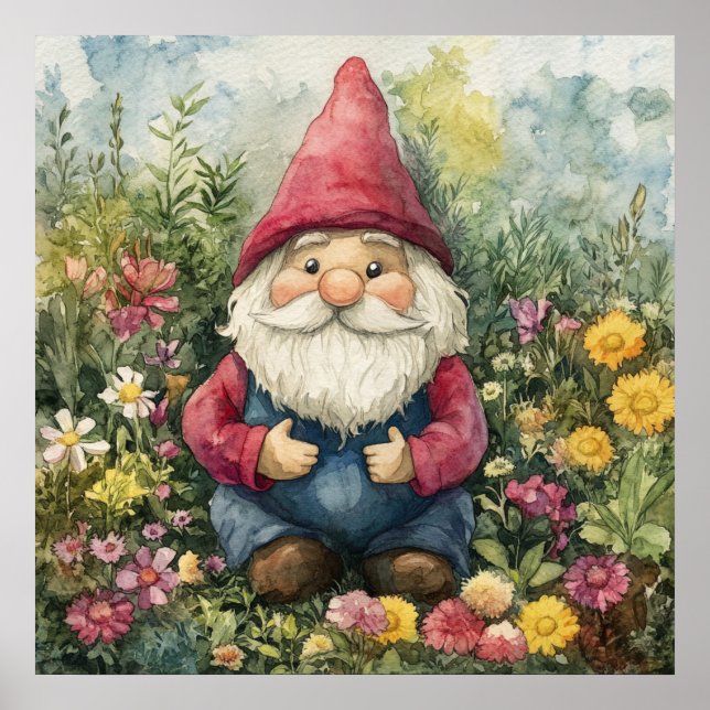 Garden Gnome Poster (Framsidan)